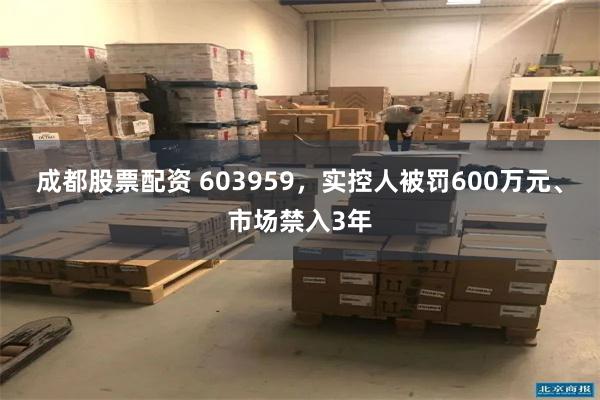 成都股票配资 603959，实控人被罚600万元、市场禁入3年