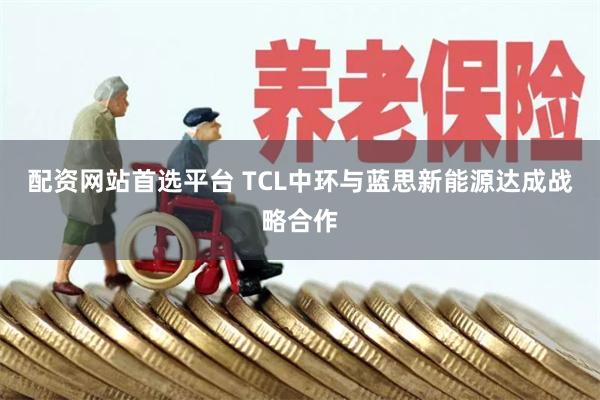 配资网站首选平台 TCL中环与蓝思新能源达成战略合作