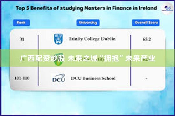 广西配资炒股 未来之城“拥抱”未来产业