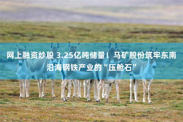 网上融资炒股 3.25亿吨储量！马矿股份筑牢东南沿海钢铁产业的“压舱石”