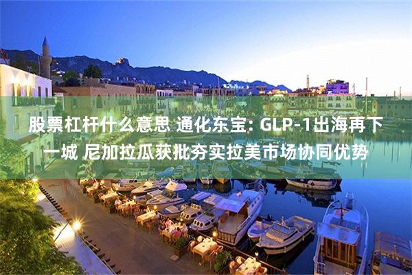 股票杠杆什么意思 通化东宝: GLP-1出海再下一城 尼加拉瓜获批夯实拉美市场协同优势