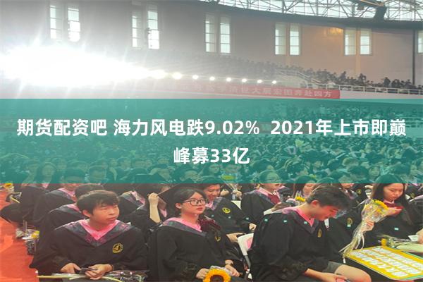期货配资吧 海力风电跌9.02%  2021年上市即巅峰募33亿