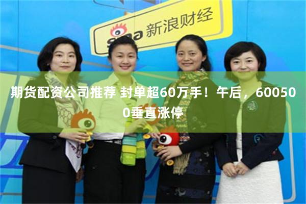 期货配资公司推荐 封单超60万手！午后，600500垂直涨停