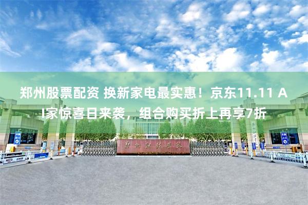 郑州股票配资 换新家电最实惠！京东11.11 AI家惊喜日来袭，组合购买折上再享7折